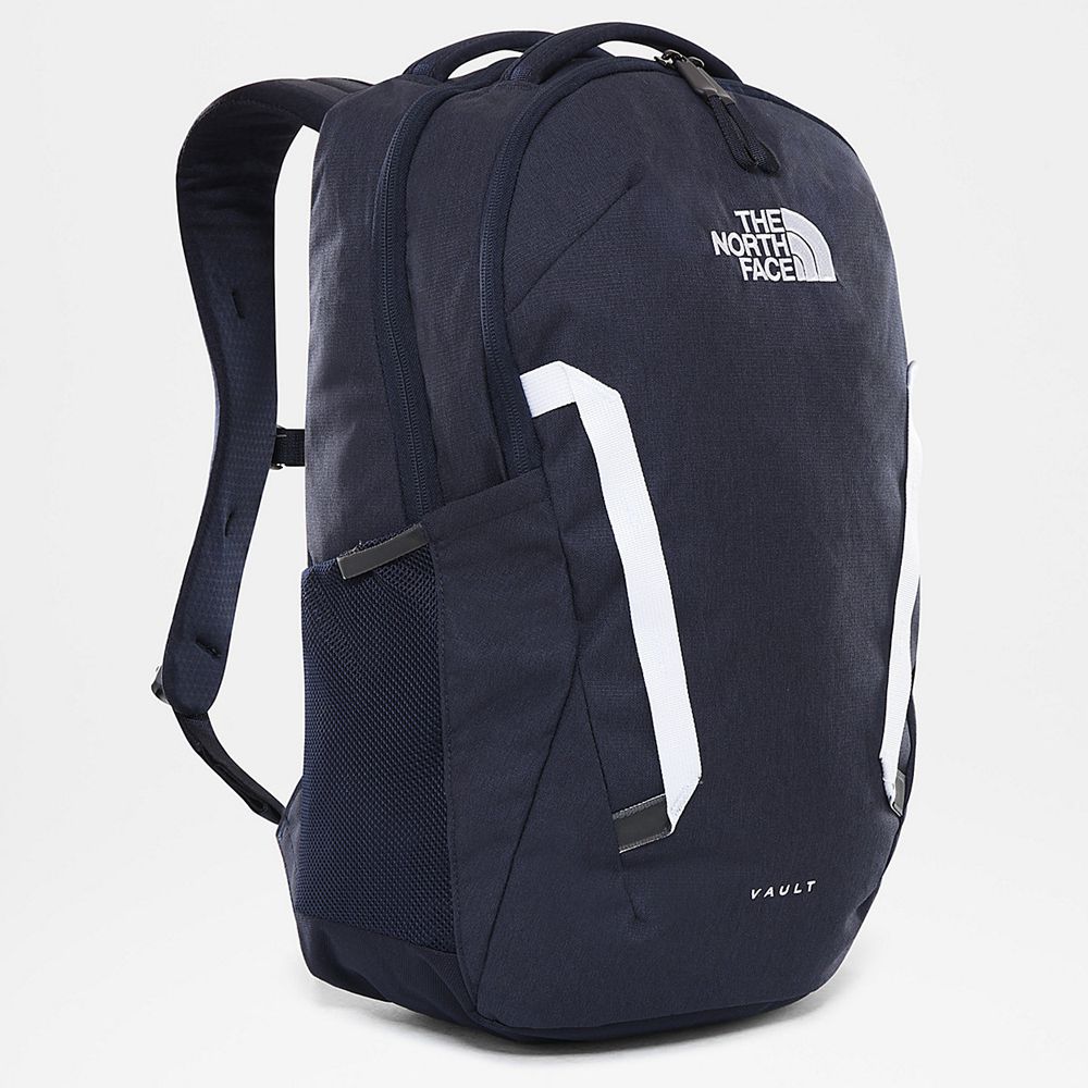 The North Face Backpacks Mens Australia - The North Face Vault Navy / Light White (FSM-091746)